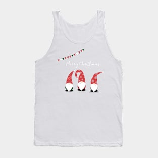 Cute Christmas Gnomes Tank Top